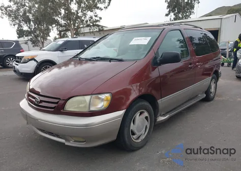 2003 Toyota Sienna Xle z USA, uszkodzony, nr VIN 4T3ZF13C83U540469